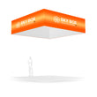 Load image into Gallery viewer, Square Overhead Hanging Banner - Trade Show Ceiling Sign