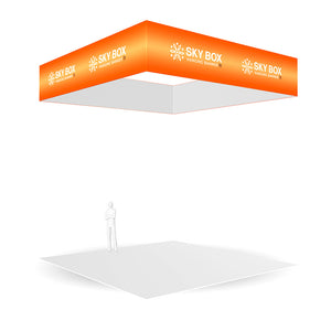 Square Overhead Hanging Banner - Trade Show Ceiling Sign