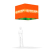 Load image into Gallery viewer, Square Overhead Hanging Banner - Trade Show Ceiling Sign