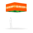 Load image into Gallery viewer, Square Overhead Hanging Banner - Trade Show Ceiling Sign