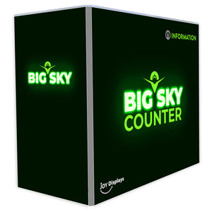 BACKLIT - 4 ft. Big Sky Counter - 40"h SILVER