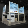 Load image into Gallery viewer, 20X20 Trade Show Exhibit - Island Booth Hybrid Pro 19