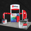 Load image into Gallery viewer, 20X20 Trade Show Exhibit - Island Booth Hybrid Pro 17