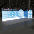 Load image into Gallery viewer, BACKLIT - 20ft X 8ft Light Box Vector Frame 7 Fabric Banner Trade Show Display