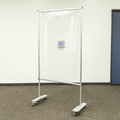 Load image into Gallery viewer, Clear Room Partition - 3 Ft W x 6 Ft H - Floor Standing Vinyl Sneeze Guard With Caster Wheels