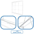 Load image into Gallery viewer, BACKLIT - 8ft. X 89"H Cosmic SEG Fabric Pop Up Lightbox Display - Double-Sided