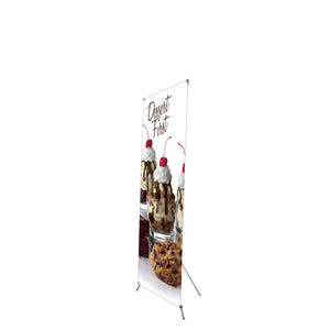 Grasshopper Adjustable Banner Stand Small With 18 In. X 63 In. Graphic Package
