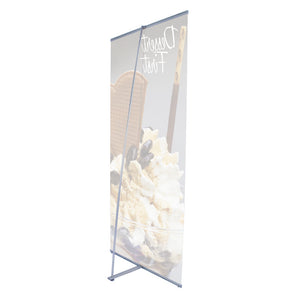 L Banner Stand 36 In. X 83.5 In. Super Flat Vinyl Graphic Package (Stand & Graphic)