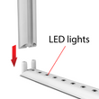 Load image into Gallery viewer, BACKLIT - 10ft VIVID Double-Sided Lightbox - Graphic Banner
