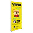 Load image into Gallery viewer, BACKLIT - 3ft VIVID Double-Sided Lightbox Monitor Stand with Shelving  - Media Staion