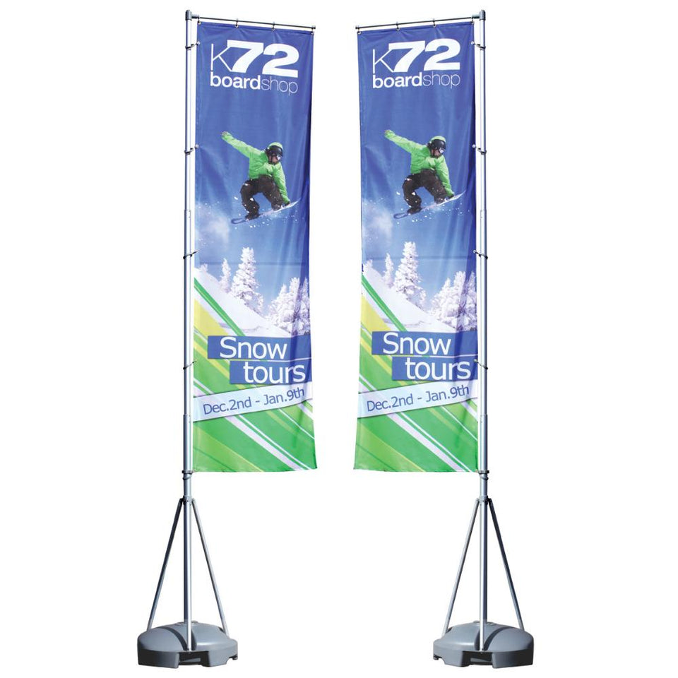 13' Mondo Flagpole Outdoor Flag Graphic Package