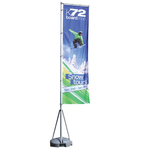 13' Mondo Flagpole Outdoor Flag Graphic Package