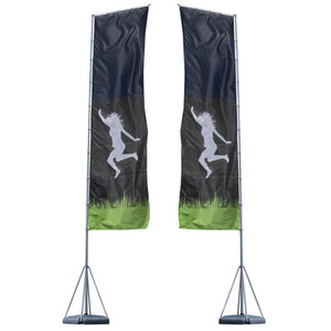 23' Mondo Flagpole Outdoor Flag Graphic Package