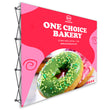 Load image into Gallery viewer, 10 Ft. Fabric Pop Up ONE CHOICE Display - 89"H - Straight Trade Show Exhibit Booth
