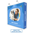 Load image into Gallery viewer, 8 Ft. Fabric Pop Up Display - 89"H ONE CHOICE Straight Trade Show Exhibit Booth