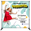 Load image into Gallery viewer, 8 Ft X 7.5 Ft - Overjoyed Graphic Banner - Convention Backwall with Pole Pockets