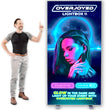 Load image into Gallery viewer, BACKLIT - 3 Ft X 6.5 Ft Overjoyed SEG Lightbox - Double-Sided Light-Up Graphic Banner