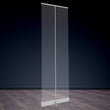 Load image into Gallery viewer, Floor Standing Sneeze Guard  - 23.5&quot; W X 78.5&quot; H - Freestanding Roll Up Clear Shield