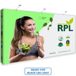 Load image into Gallery viewer, 15 Ft. RPL Fabric Pop Up Display - 89"H Straight Trade Show Exhibit Booth