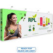 Load image into Gallery viewer, 20 Ft. RPL Fabric Pop Up Display - 89"H Straight Trade Show Exhibit Booth