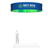 Load image into Gallery viewer, Circle Overhead Hanging Banner - Trade Show Ceiling Sign