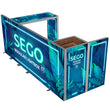 Load image into Gallery viewer, BACKLIT - 20 x 10 SEGO Modular Double-Sided Lightbox Display Configuration F