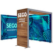 Load image into Gallery viewer, BACKLIT - 13.2ft x 7.4ft SEGO Modular Double-Sided Lightbox Display Configuration G - For 15 X 10 Space