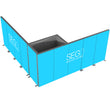 Load image into Gallery viewer, BACKLIT - 20 x 20 SEGO Modular Double-Sided Lightbox Display Configuration I