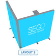 Load image into Gallery viewer, BACKLIT - 10ft SEGO Modular Double-Sided Lightbox Display Configuration K