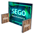 Load image into Gallery viewer, BACKLIT - 10ft x 7.4ft SEGO Modular Double-Sided Lightbox Display Configuration E