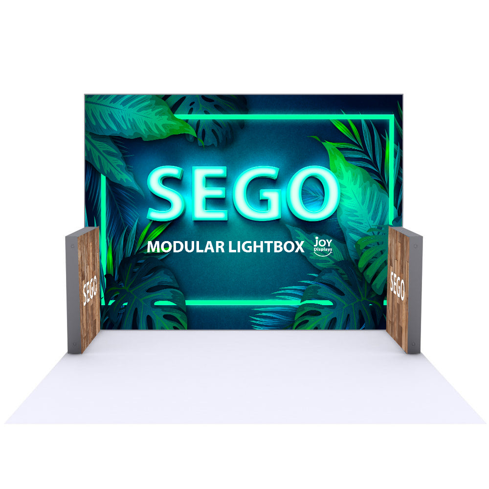 6.5 x 7.4ft. SEG'LIGHT Modular Lightbox Display