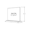 Load image into Gallery viewer, Acrylic Bottom Loading Display Sign Holders