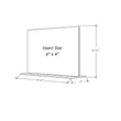 Load image into Gallery viewer, Acrylic Bottom Loading Display Sign Holders