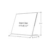 Load image into Gallery viewer, Acrylic Slant Back Display Sign Holders