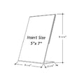 Load image into Gallery viewer, Acrylic Slant Back Display Sign Holders