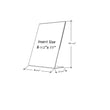 Load image into Gallery viewer, Acrylic Slant Back Display Sign Holders