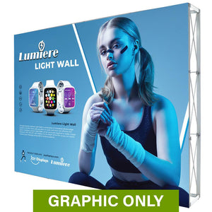 GRAPHIC ONLY - 10ft X 7.5ft Lumière Light Wall® Fabric  (No Lights) Replacement Graphic