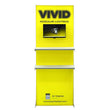 Load image into Gallery viewer, BACKLIT - 3ft VIVID Double-Sided Lightbox Monitor Stand with Shelving - Media Station