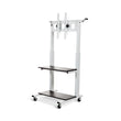 Load image into Gallery viewer, Crank-Adjustable Flat Panel TV Cart