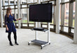 Load image into Gallery viewer, Crank-Adjustable Flat Panel TV Cart