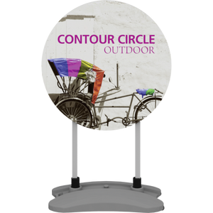 Contour Outdoor Sign Circle
