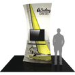 Load image into Gallery viewer, 10Ft Tall 10ft Tower 02 Tension Fabric Formulate Exhibit Structure