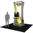 Load image into Gallery viewer, 10Ft Tall 10ft Tower 02 Tension Fabric Formulate Exhibit Structure