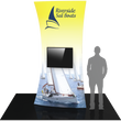 Load image into Gallery viewer, 10Ft Tall 10ft Tower 03 Tension Fabric Formulate Exhibit Structure