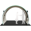 Load image into Gallery viewer, 12Ft Arch 01 Tension Fabric Formulate Exhibit Structure