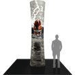 Load image into Gallery viewer, Tall Cylinder Tension Fabric Formulate Exhibit Structure