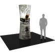 Load image into Gallery viewer, Tall Cylinder Tension Fabric Formulate Exhibit Structure
