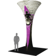 Load image into Gallery viewer, Tall Funnel Tension Fabric Formulate Exhibit Structure