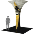 Load image into Gallery viewer, Tall Funnel Tension Fabric Formulate Exhibit Structure