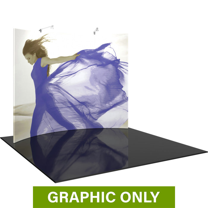 GRAPHIC ONLY - 10ft Formulate Master HC2 Horizontal Curve Fabric Backwall Replacement Graphic